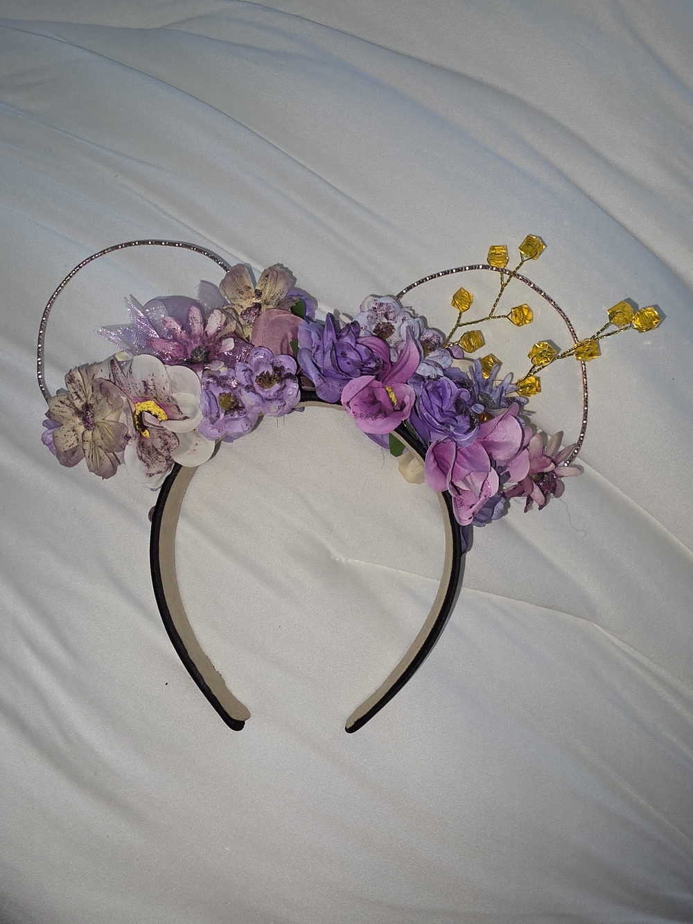 Floral Disney Minnie Ears Heardband From Etsy